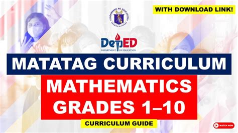 DepEd MATATAG Curriculum Guide (CG) for Grade 1.